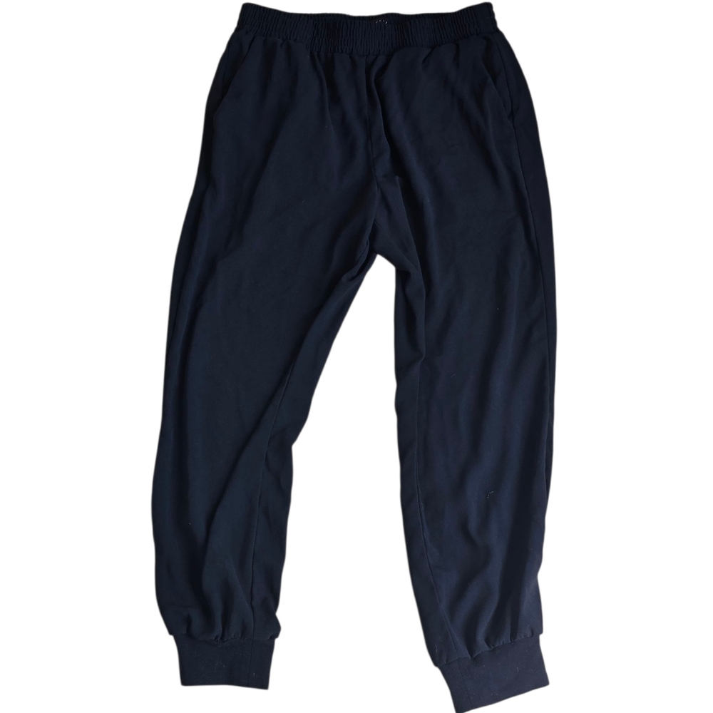 Sanctuary Black Baggy Elastic Waist Recycled Polyester Joggers Size L